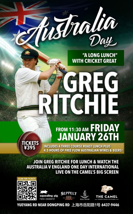 <p>Long lunch Greg Ritchie</p>