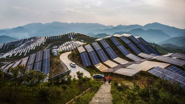 <p>Solar panels in South China</p>